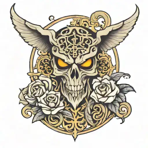 fear god tattoo design idea