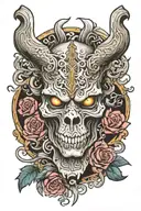 fear god tattoo design idea