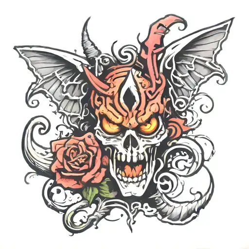 psycho tattoo design idea