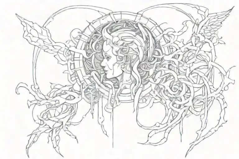 with pain comes strength   tattoo design idea