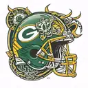 packers logo tattoo design idea