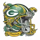 packers logo tattoo design idea
