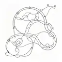 go forward with the flow diagram tattoo design idea