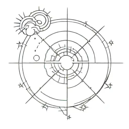 Darkside of the sun shining tattoo design idea