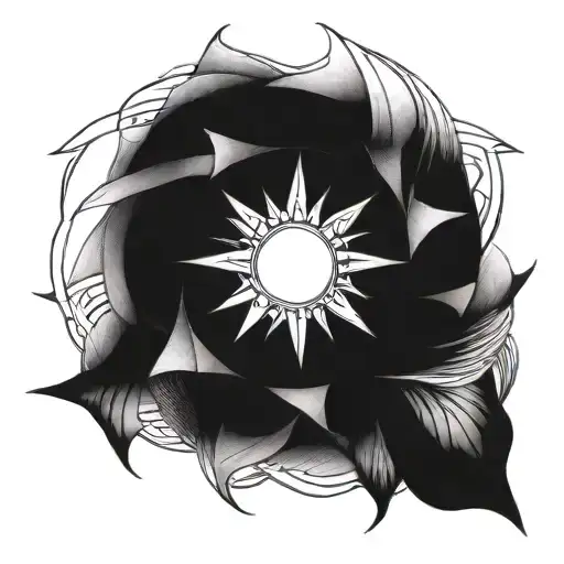 Darkside of the sun lyrics intertwined tattoo design idea