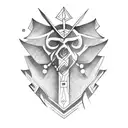 Libra kratos tattoo design idea