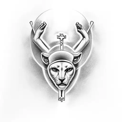 jesus christ tattoo design idea