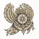 seal of archangel metatron tattoo design idea