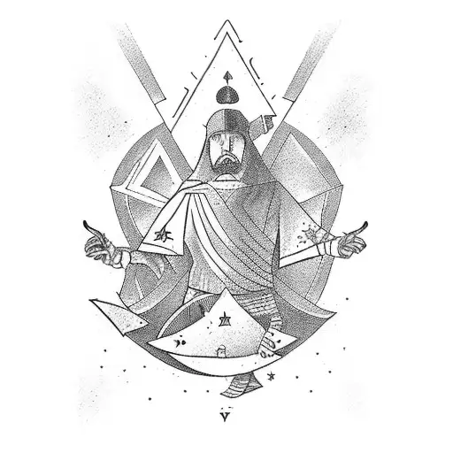 The magician tarot card tattoo design idea