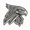 atl falcons logo with the nfl logo incorporated representing the client's love for atlanta falcons tattoo design idea