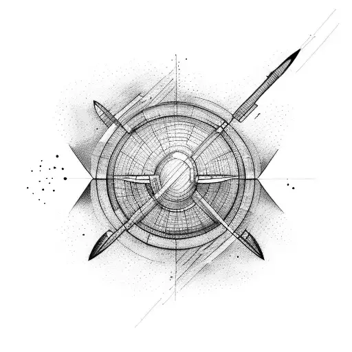 Voyager Satellite tattoo design idea
