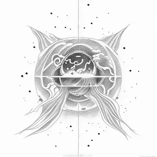 Venus planet  tattoo design idea