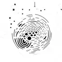 Venus planet  tattoo design idea