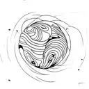 Venus planet  tattoo design idea