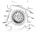 Venus planet  tattoo design idea