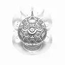 kirby in diferents variations tattoo design idea