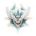 icarus fall tattoo design idea