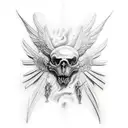 icarus fall tattoo design idea