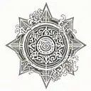 Gojo Satoru symbol tattoo design idea