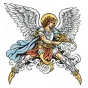 st Michael archangel tattoo design idea
