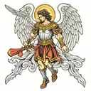 st Michael archangel tattoo design idea