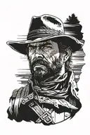 arthur morgan red dead redemption 2 tattoo design idea