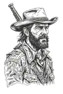 arthur morgan tattoo design idea