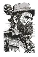 arthur morgan red dead redemption 2 tattoo design idea