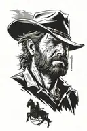 arthur morgan red dead redemption 2 tattoo design idea