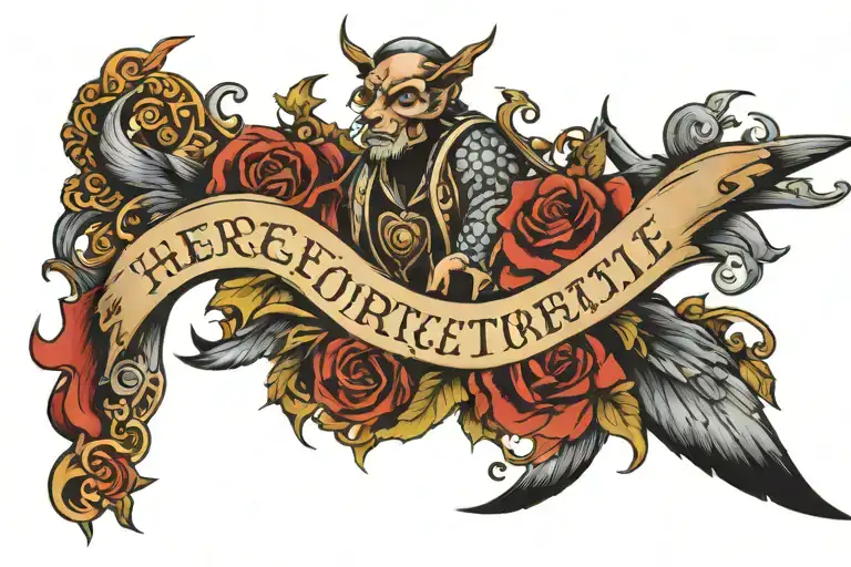 unforgettable written tattoo design idea