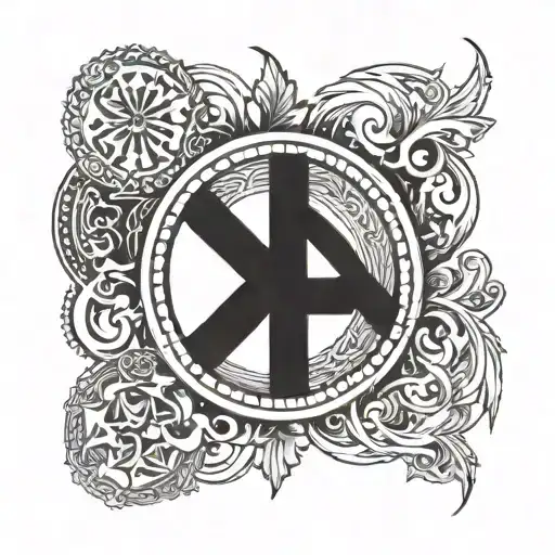 independent, motivating, peace, fearless, spiritual  tattoo design idea