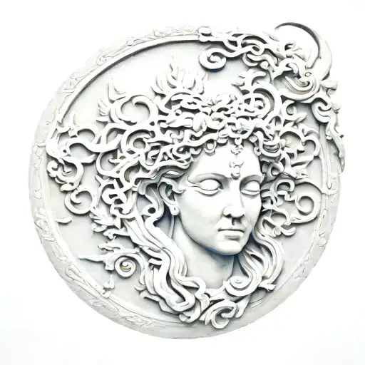 " Immortal " carved into stone tattoo design idea