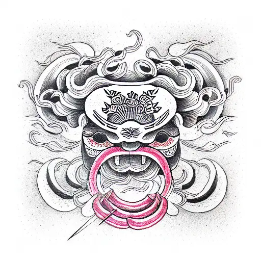 hamburger tattoo design idea