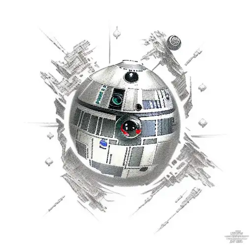 star wars animation tattoo design idea