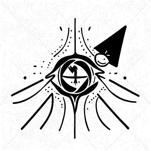 tarot witch magic tattoo design idea