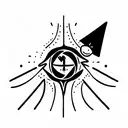 tarot witch magic tattoo design idea