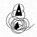 tarot witch magic tattoo design idea