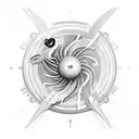 saturn tattoo design idea
