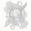 everything passes tattoo design idea