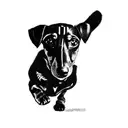 dachshund tattoo design idea