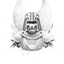 aztec warrior tattoo design idea
