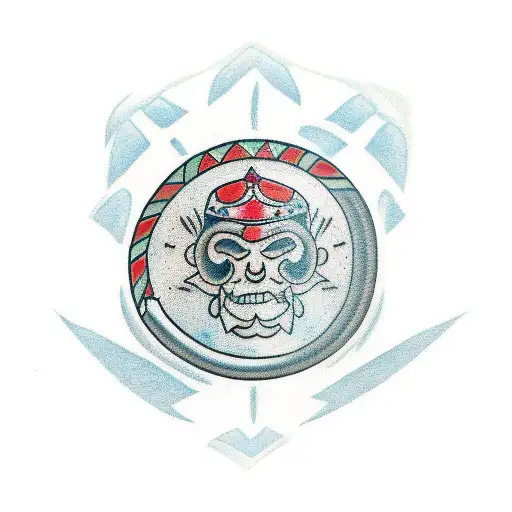 generates a tattoo that relates a bartender utensils and the Maori   tattoo design idea