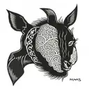 "mamas boy" tattoo design idea