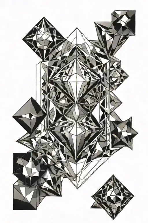 Gems tattoo design idea