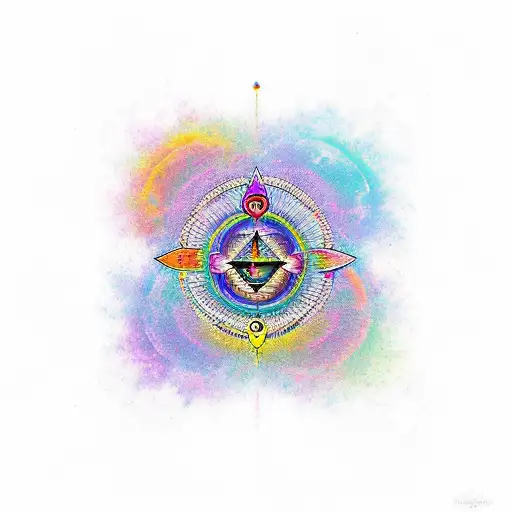 chakras tattoo design idea