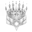 Queen's Crown  tattoo design idea