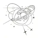 space tattoo design idea