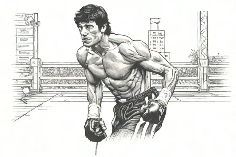 Rocky Balboa tattoo design idea