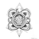 Triskele  tattoo design idea