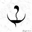 balance between life and death food and evil tattoo design idea